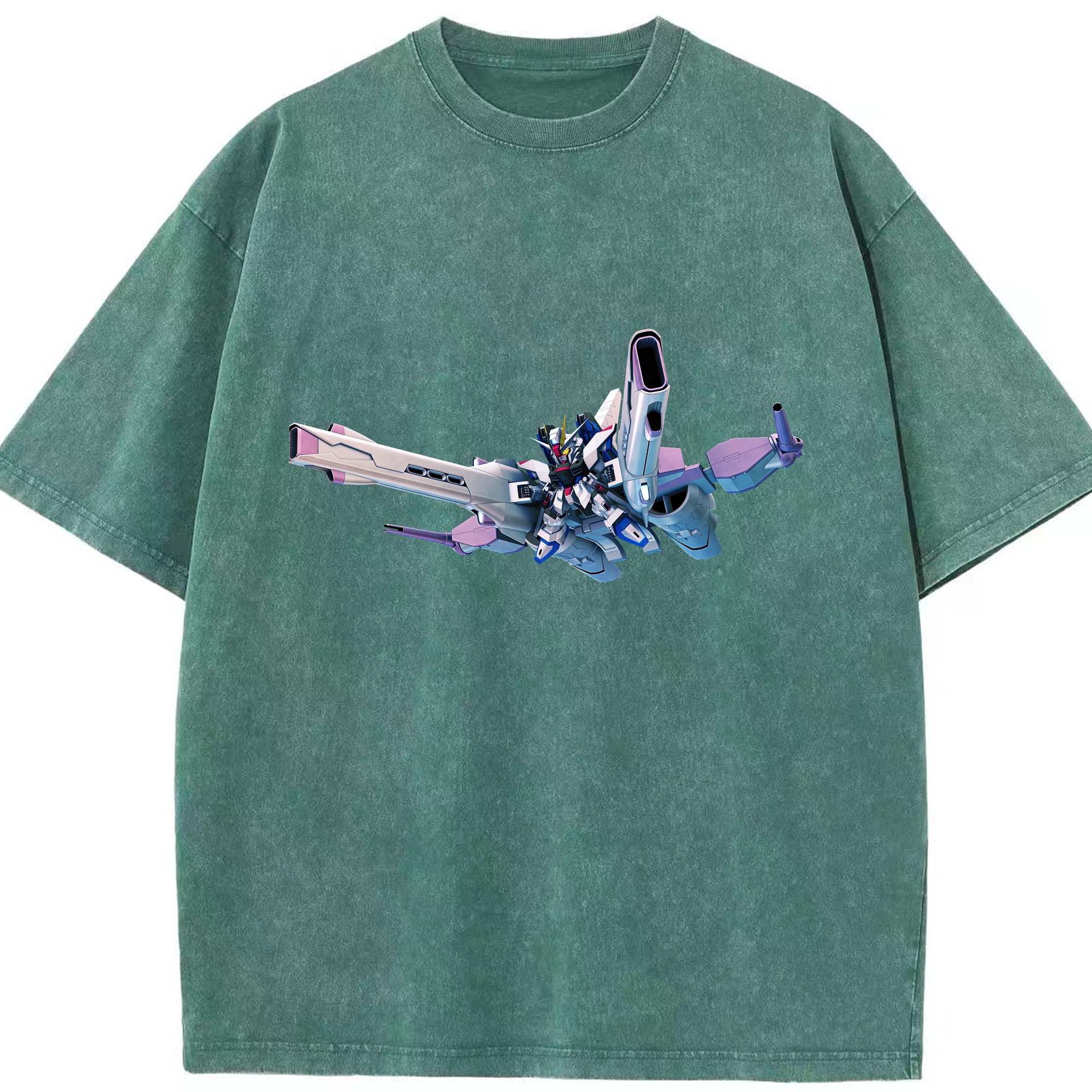 （画像用） 機動戦士ガンダム Mobile Suit Gundam 綿100% ヴィンテージ風 半袖Tシャツ（フロントプリント）